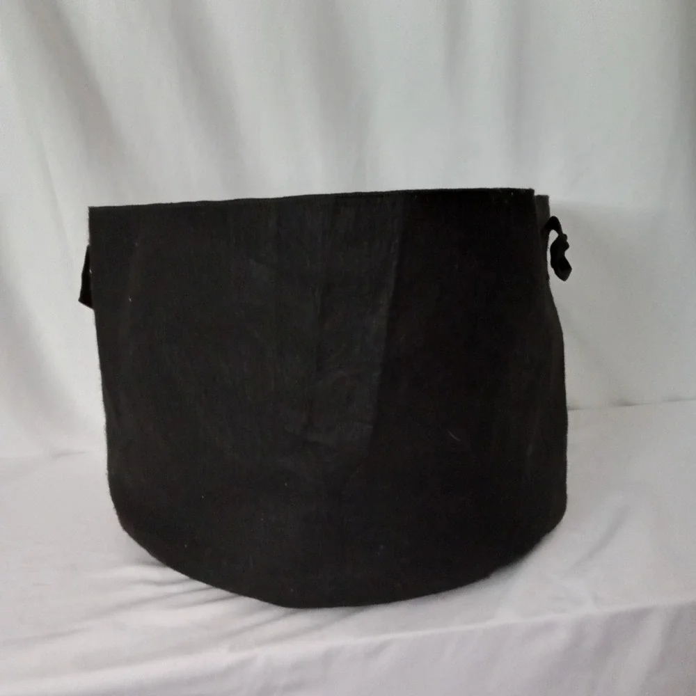 10‎ Gallon Fabric Grow Bag Black Non-Woven Aeration Pot with Handles Planter
